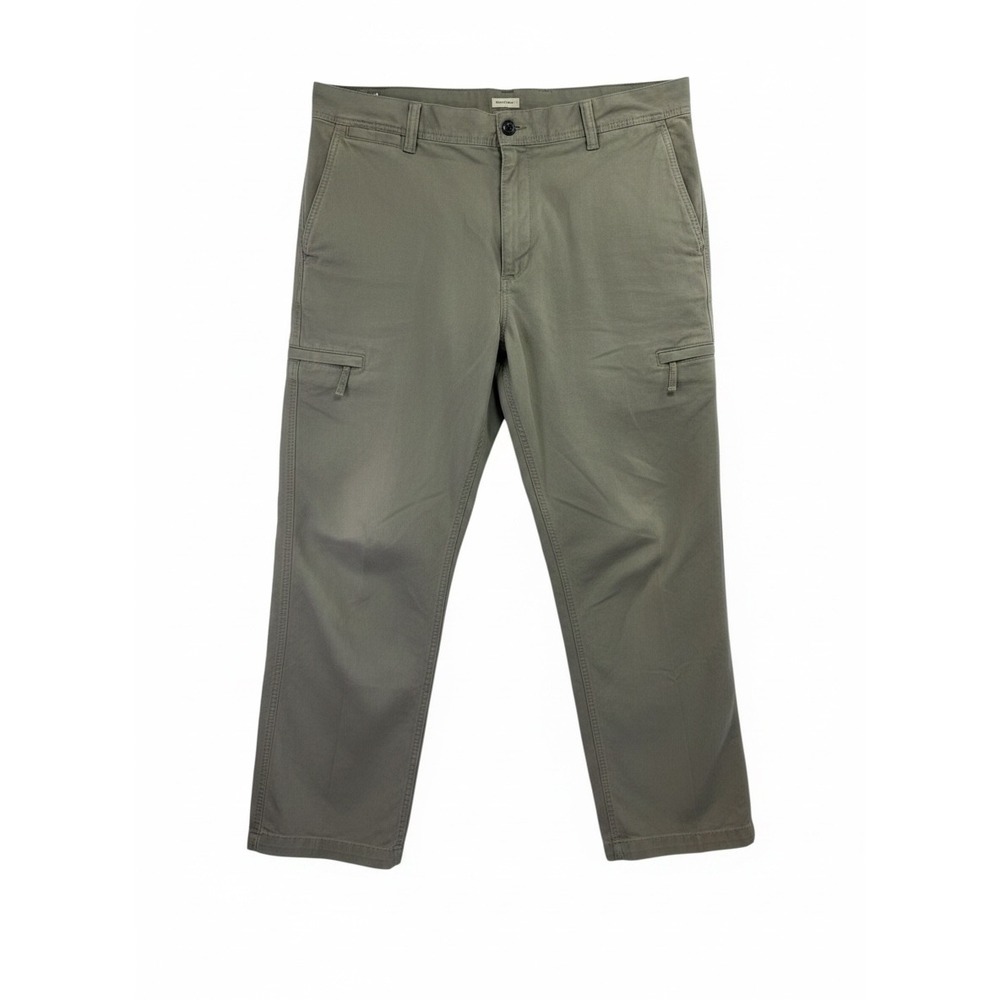 Dockers Mens Cargo Pants 38x30 Grey Cotton Utility Straight Leg (GG20) - Picture 1 of 6